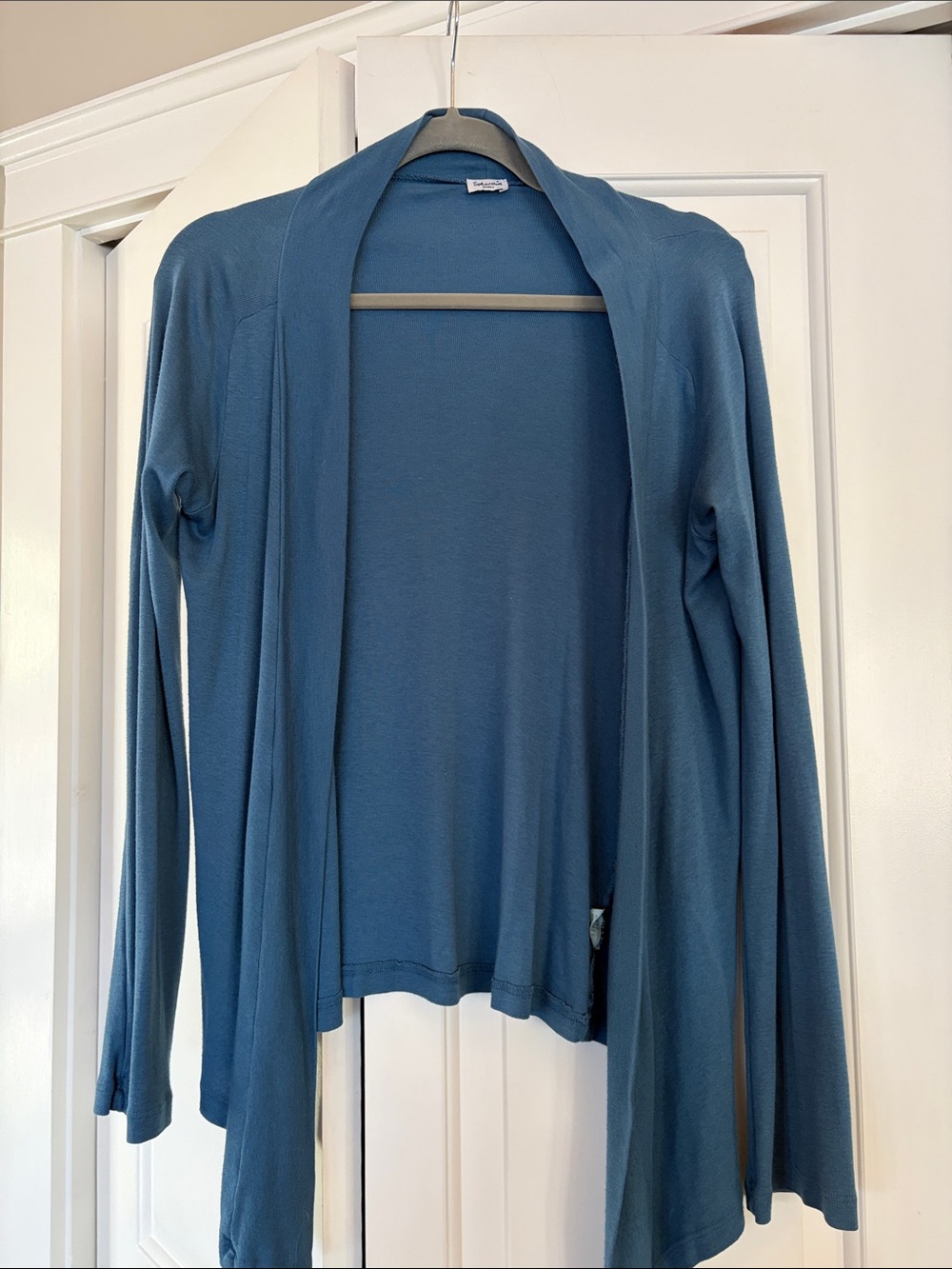 Splendid Teal Open-Front Lightweight Cardigan